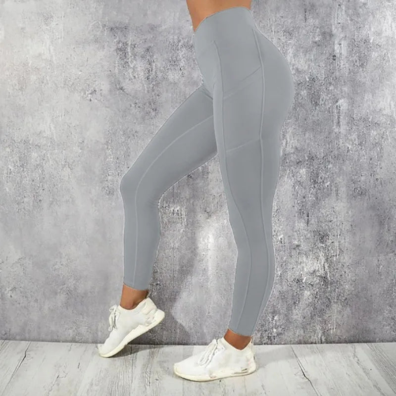 Women's Active Wear Leggings With Side Pocket