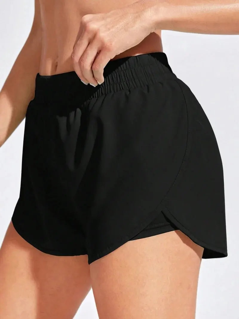 Women's Elastic Running Shorts