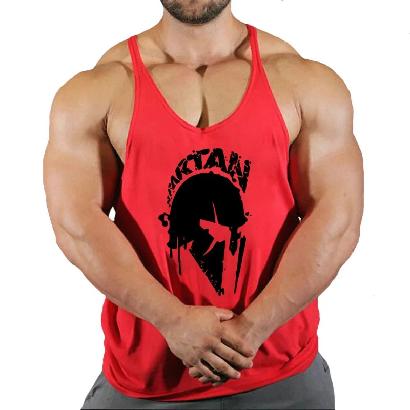 Spartan Mens Work-out Tank Top