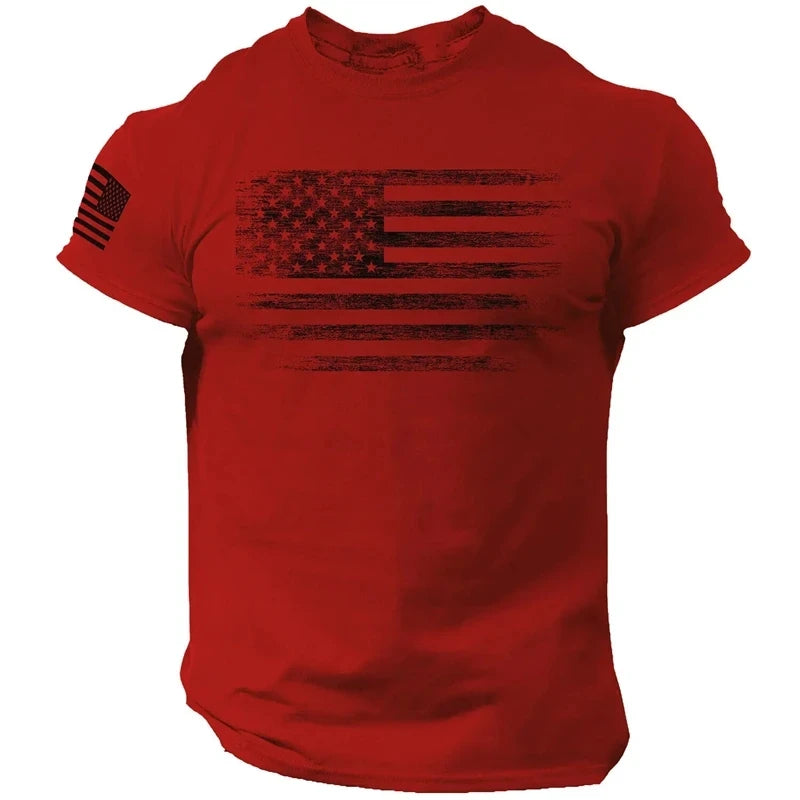 Mens Workout Flag T-Shirt