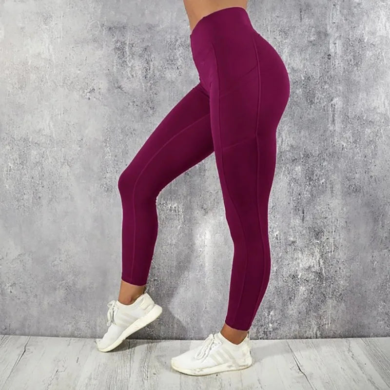 Women's Active Wear Leggings With Side Pocket