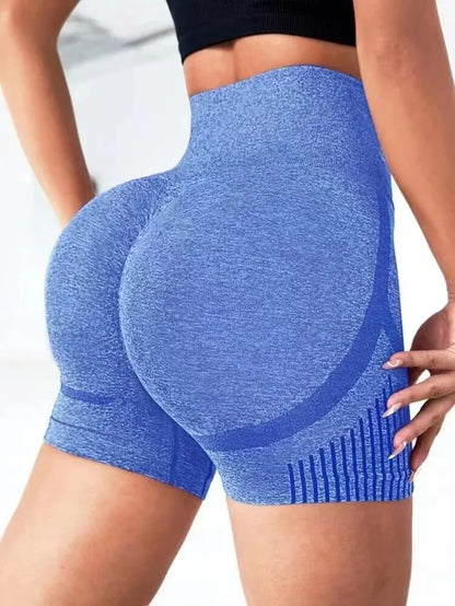 Women's high waisted workout compression shorts