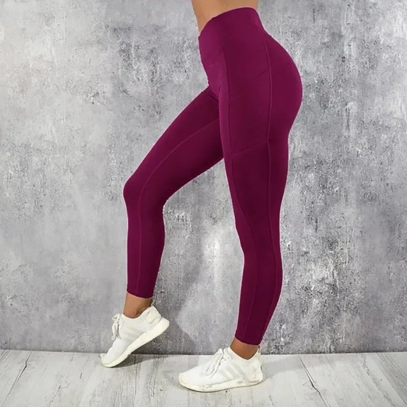Women's Active Wear Leggings With Side Pocket