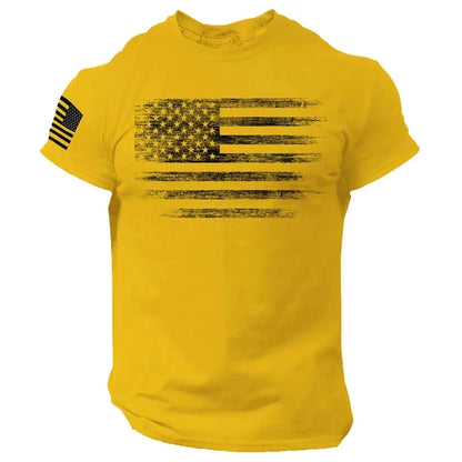 Mens Workout Flag T-Shirt