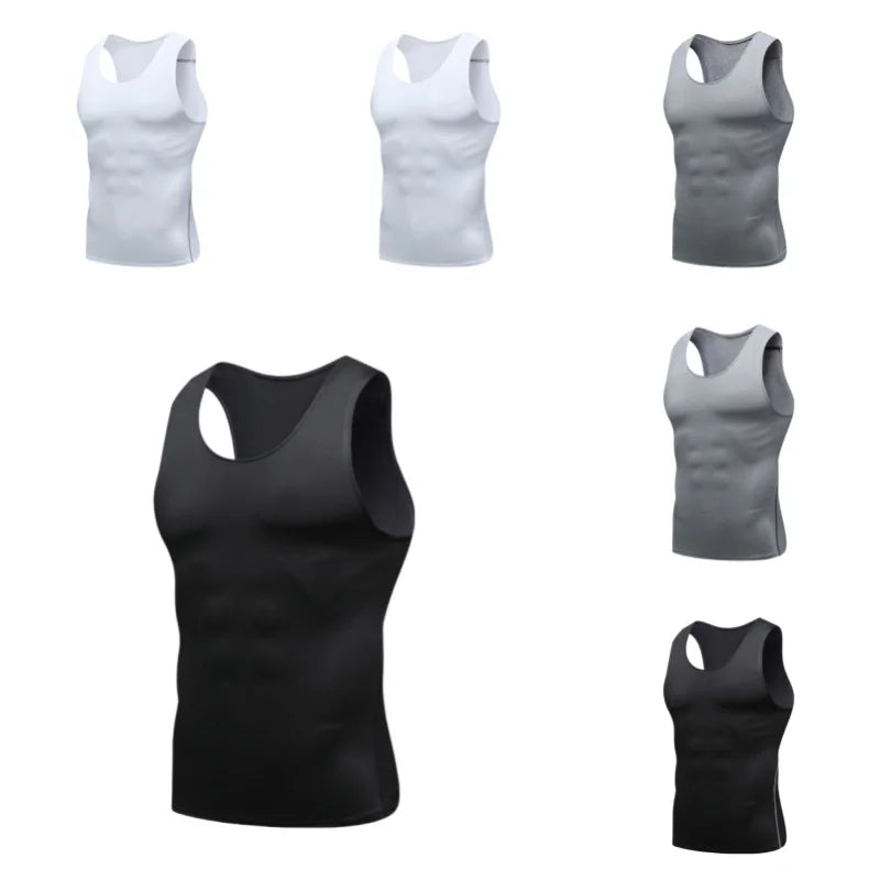 Mens Quick Dry Compression Tank Top