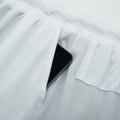 Mens Compression Lined Gym Shorts