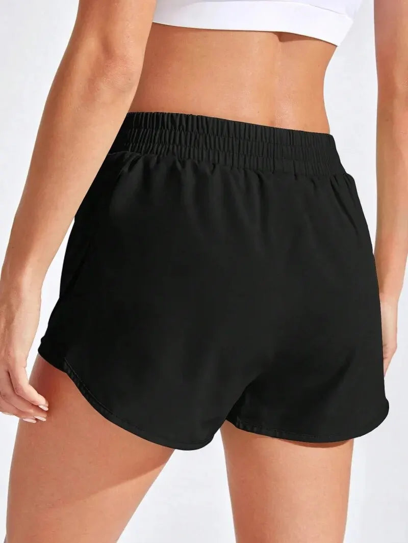 Women's Elastic Running Shorts