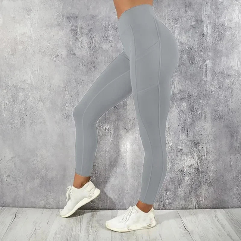 Women's Active Wear Leggings With Side Pocket
