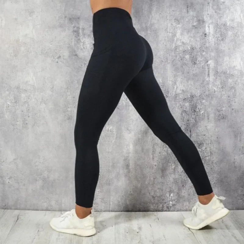Women's Active Wear Leggings With Side Pocket